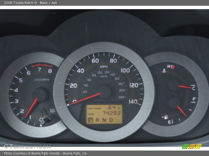 Black / Ash 2008 Toyota RAV4 I4