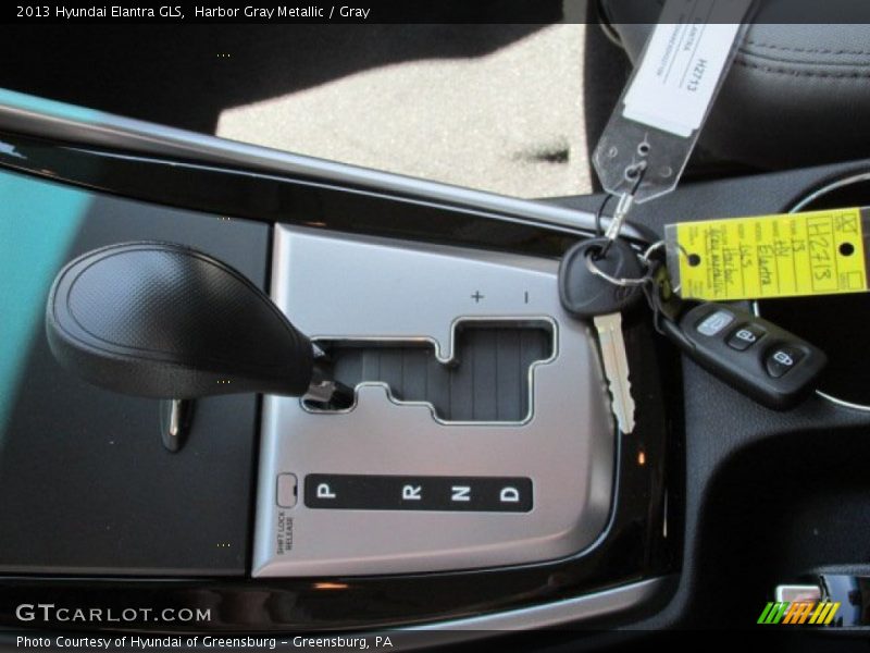Harbor Gray Metallic / Gray 2013 Hyundai Elantra GLS