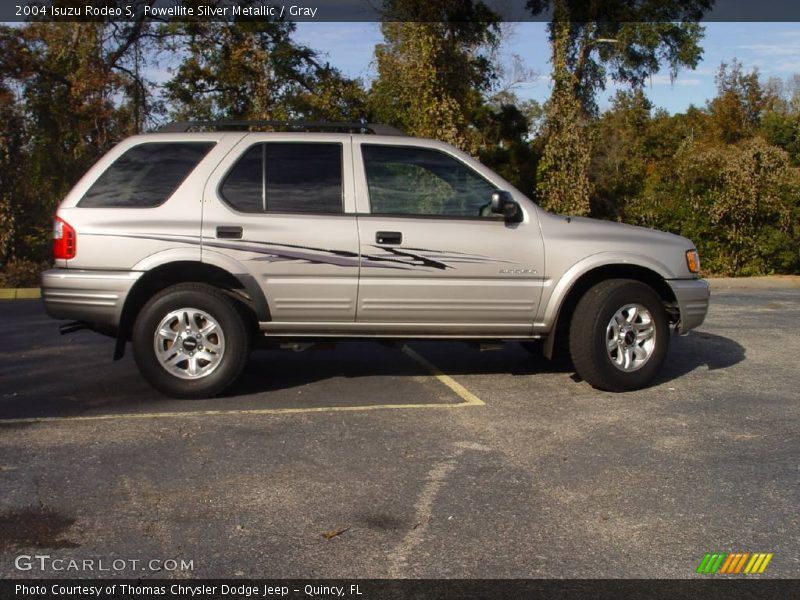 Powellite Silver Metallic / Gray 2004 Isuzu Rodeo S