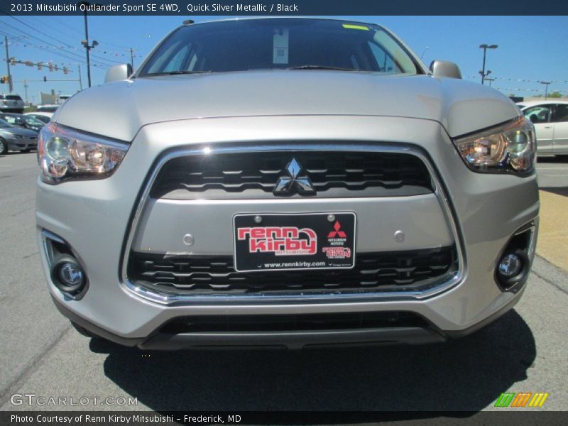 Quick Silver Metallic / Black 2013 Mitsubishi Outlander Sport SE 4WD