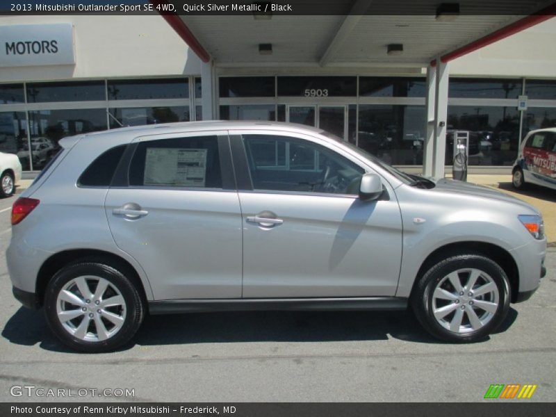 Quick Silver Metallic / Black 2013 Mitsubishi Outlander Sport SE 4WD