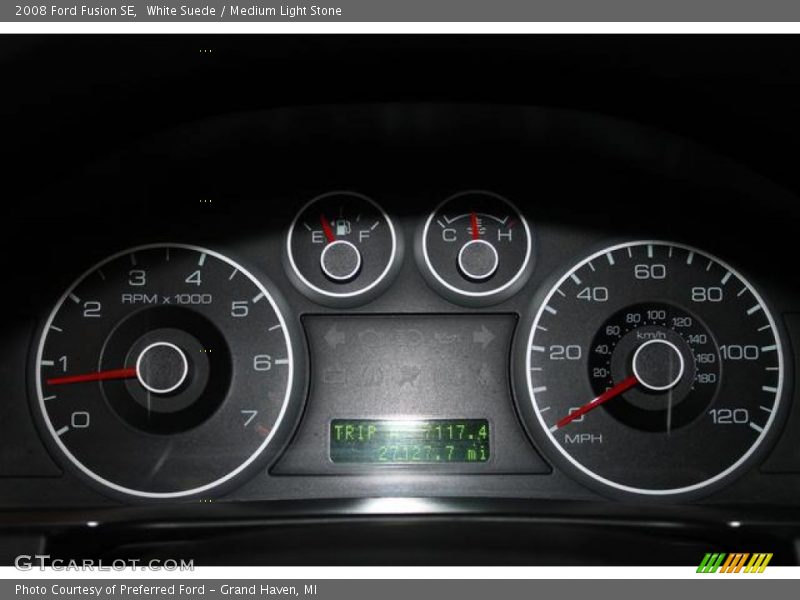 White Suede / Medium Light Stone 2008 Ford Fusion SE