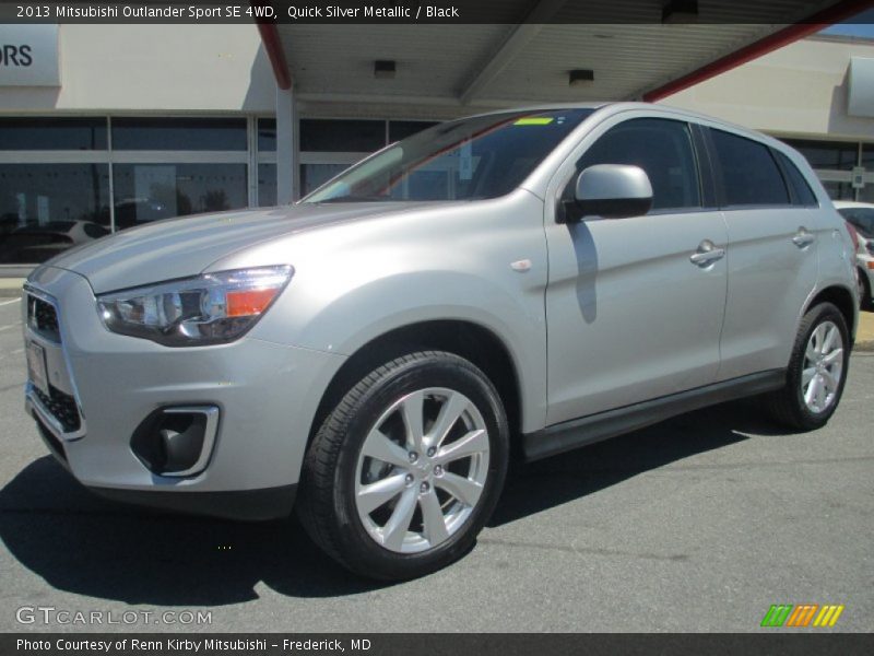 Quick Silver Metallic / Black 2013 Mitsubishi Outlander Sport SE 4WD