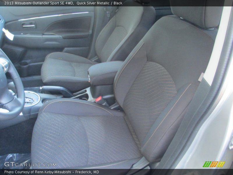 Quick Silver Metallic / Black 2013 Mitsubishi Outlander Sport SE 4WD