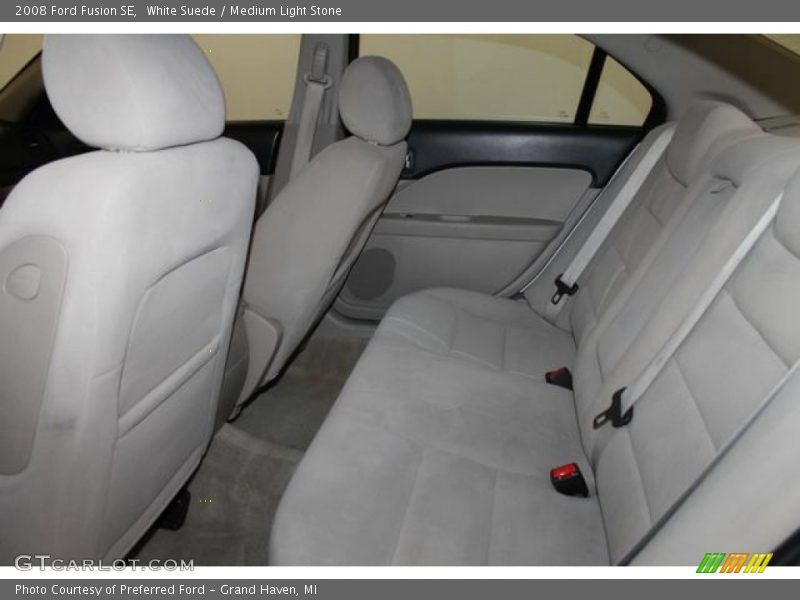 White Suede / Medium Light Stone 2008 Ford Fusion SE