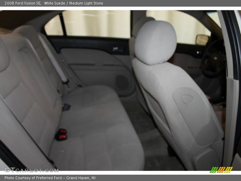 White Suede / Medium Light Stone 2008 Ford Fusion SE