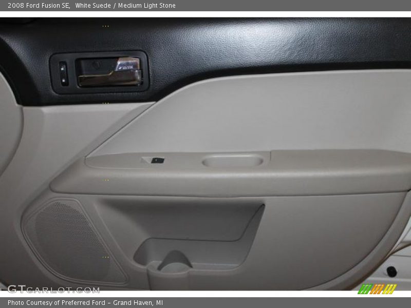 White Suede / Medium Light Stone 2008 Ford Fusion SE