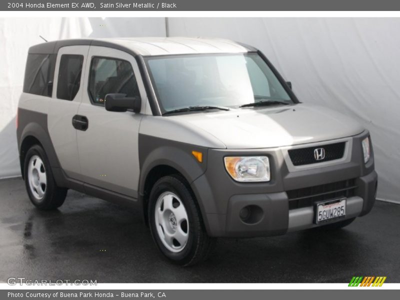 Satin Silver Metallic / Black 2004 Honda Element EX AWD