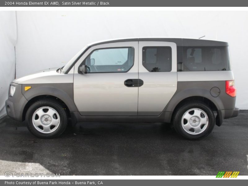 Satin Silver Metallic / Black 2004 Honda Element EX AWD