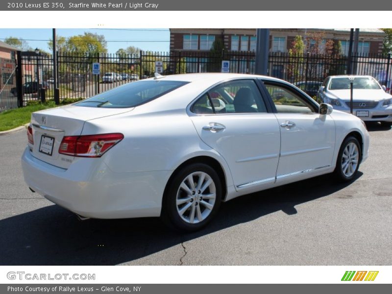 Starfire White Pearl / Light Gray 2010 Lexus ES 350