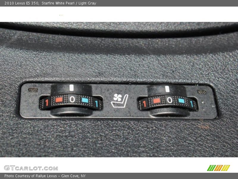 Starfire White Pearl / Light Gray 2010 Lexus ES 350