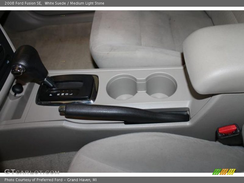 White Suede / Medium Light Stone 2008 Ford Fusion SE