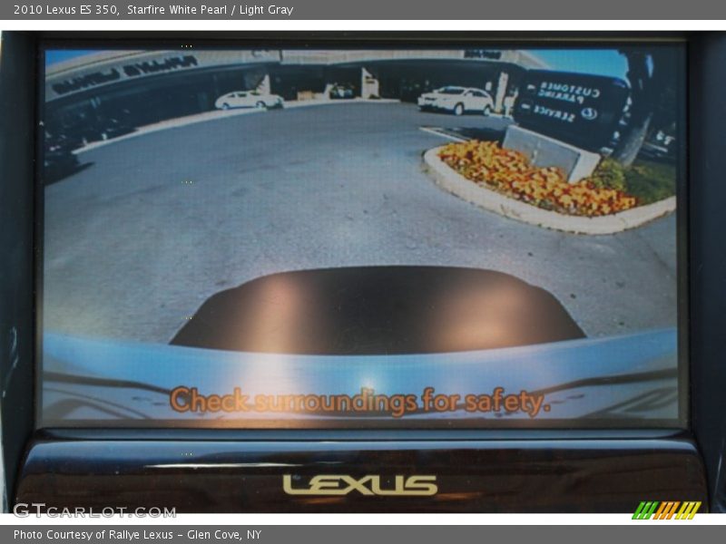 Starfire White Pearl / Light Gray 2010 Lexus ES 350