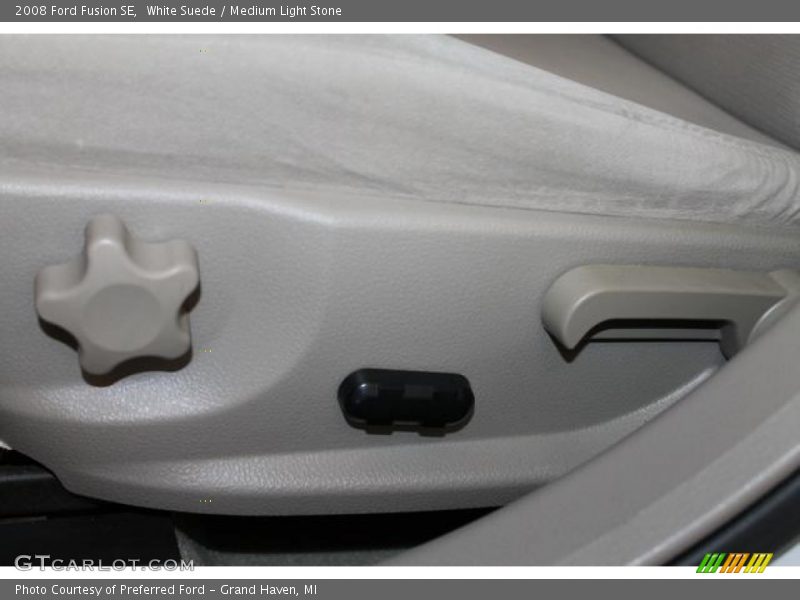 White Suede / Medium Light Stone 2008 Ford Fusion SE