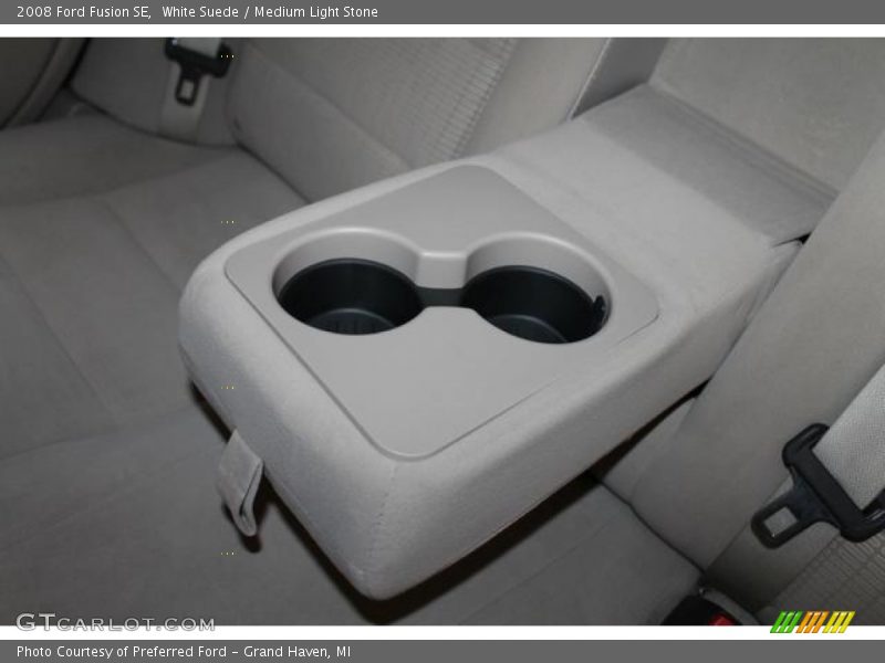 White Suede / Medium Light Stone 2008 Ford Fusion SE