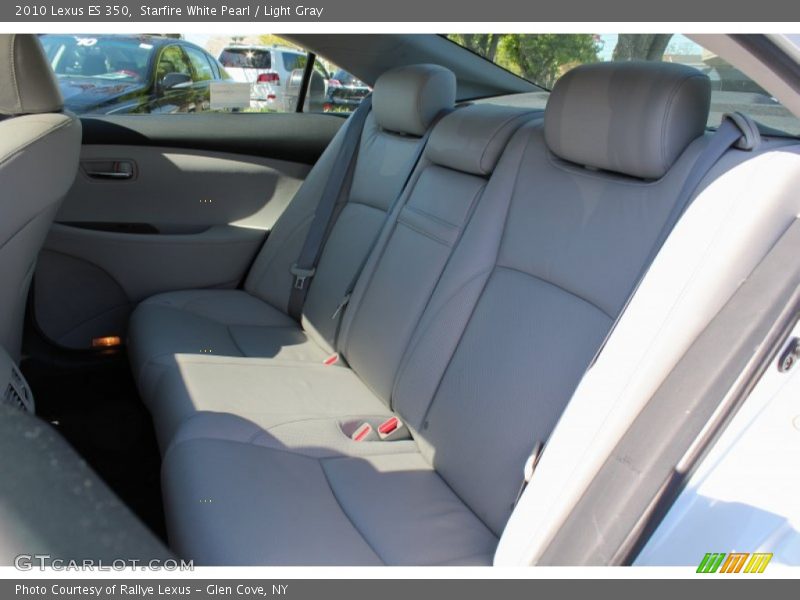 Starfire White Pearl / Light Gray 2010 Lexus ES 350