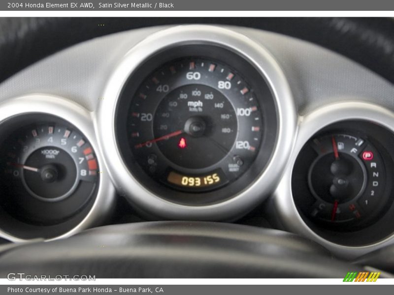 Satin Silver Metallic / Black 2004 Honda Element EX AWD