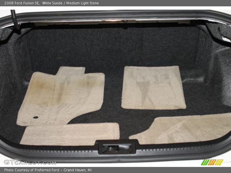 White Suede / Medium Light Stone 2008 Ford Fusion SE