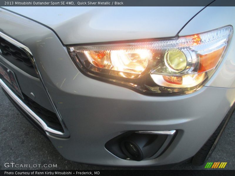Quick Silver Metallic / Black 2013 Mitsubishi Outlander Sport SE 4WD