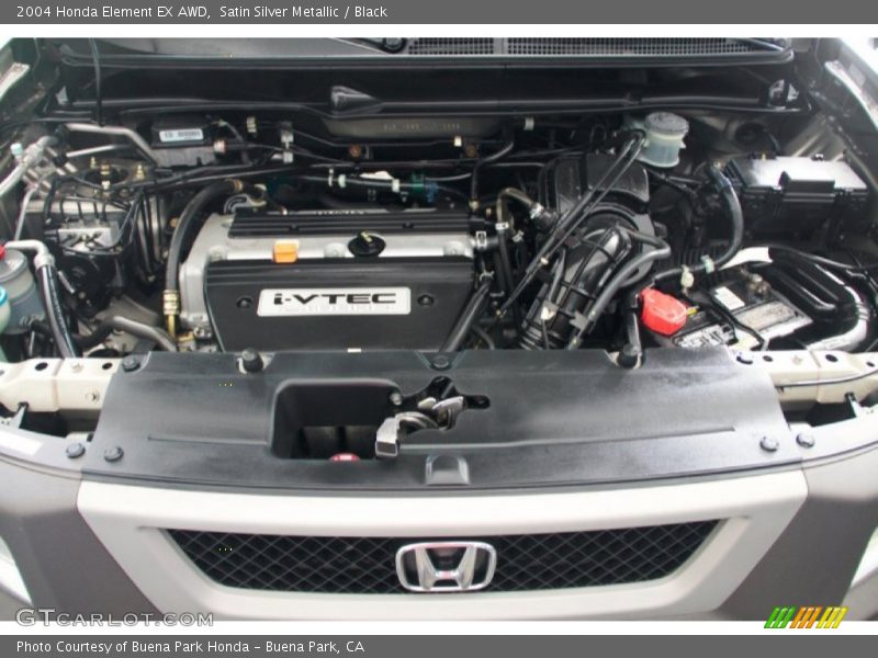 Satin Silver Metallic / Black 2004 Honda Element EX AWD