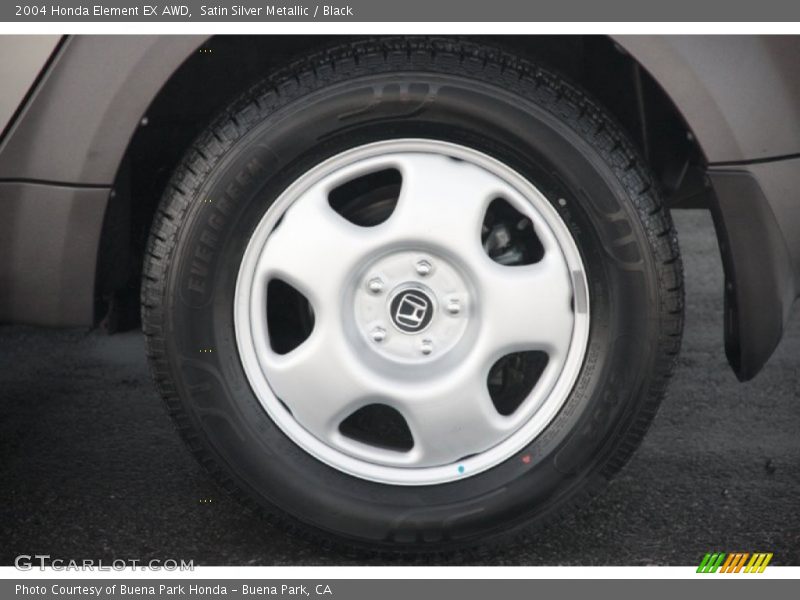 Satin Silver Metallic / Black 2004 Honda Element EX AWD