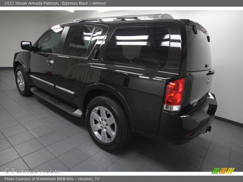 Espresso Black / Almond 2012 Nissan Armada Platinum