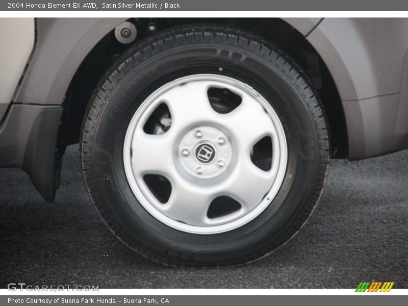 Satin Silver Metallic / Black 2004 Honda Element EX AWD