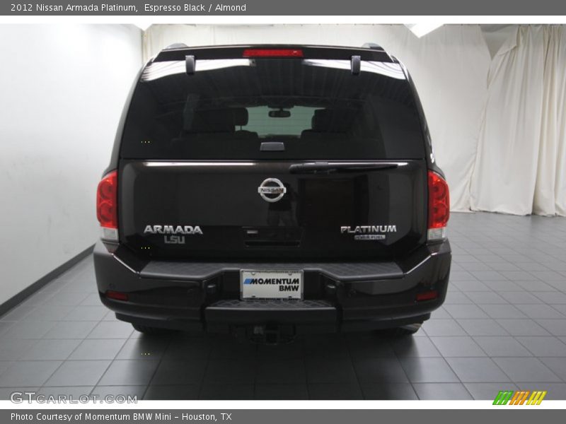 Espresso Black / Almond 2012 Nissan Armada Platinum