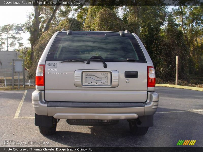 Powellite Silver Metallic / Gray 2004 Isuzu Rodeo S