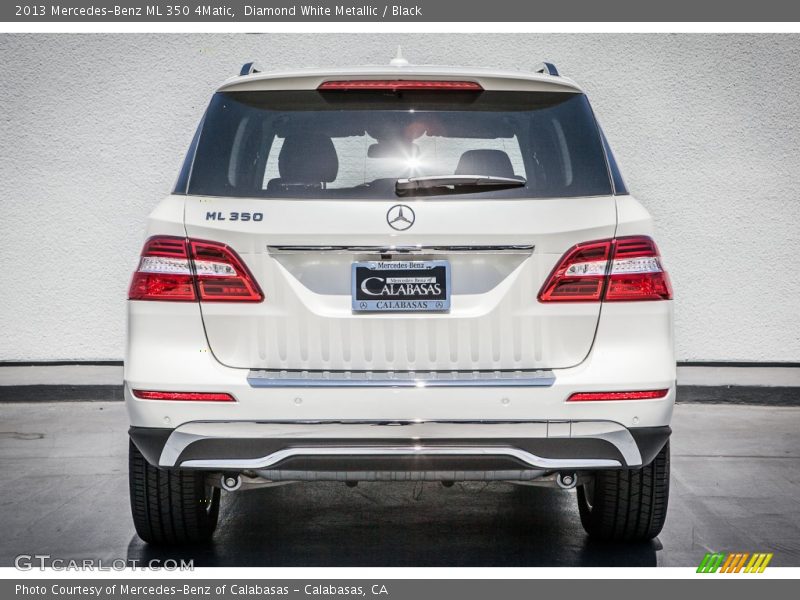 Diamond White Metallic / Black 2013 Mercedes-Benz ML 350 4Matic