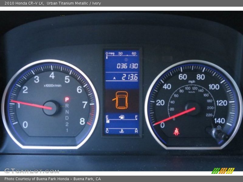 Urban Titanium Metallic / Ivory 2010 Honda CR-V LX