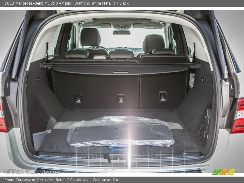 Diamond White Metallic / Black 2013 Mercedes-Benz ML 350 4Matic