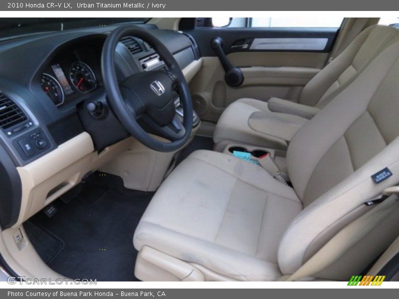 Urban Titanium Metallic / Ivory 2010 Honda CR-V LX