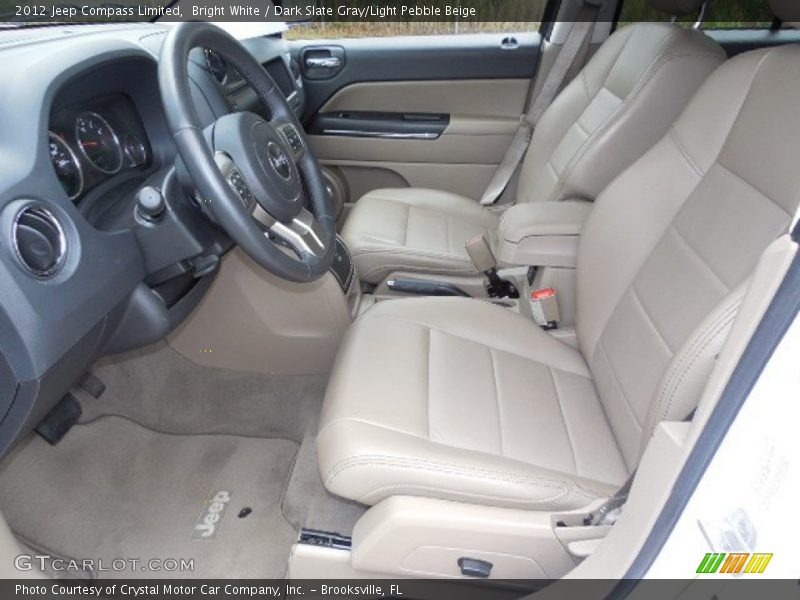  2012 Compass Limited Dark Slate Gray/Light Pebble Beige Interior