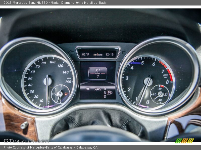 Diamond White Metallic / Black 2013 Mercedes-Benz ML 350 4Matic