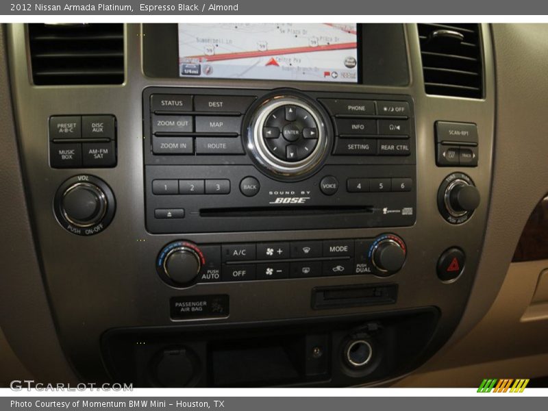 Espresso Black / Almond 2012 Nissan Armada Platinum