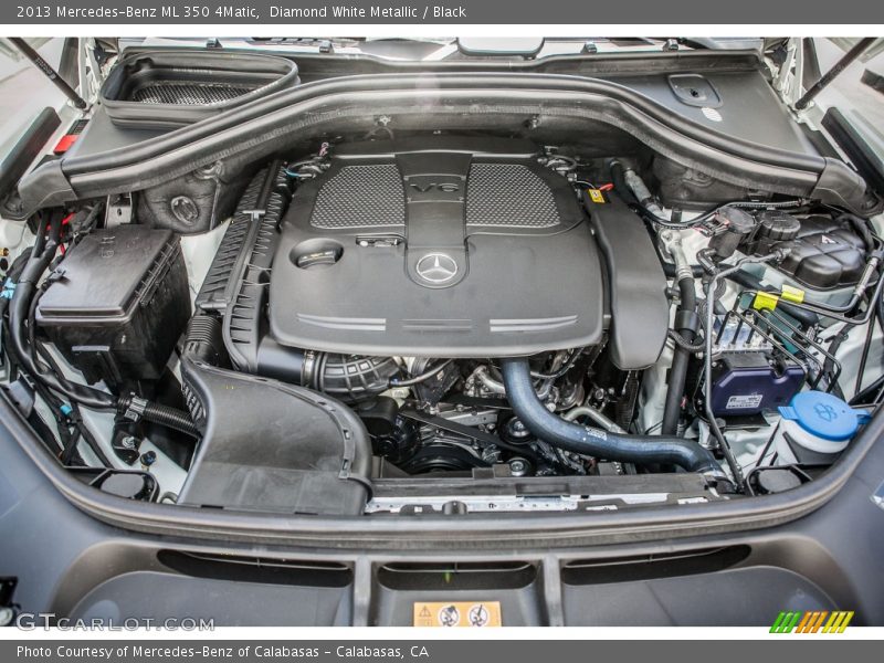 Diamond White Metallic / Black 2013 Mercedes-Benz ML 350 4Matic