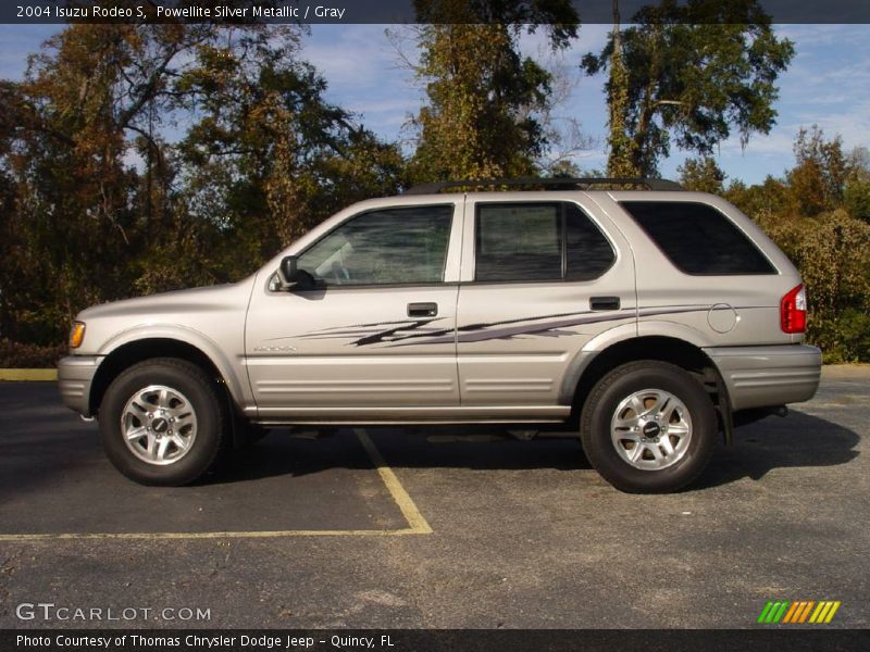 Powellite Silver Metallic / Gray 2004 Isuzu Rodeo S