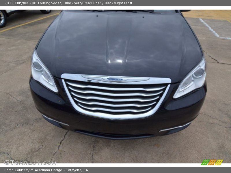 Blackberry Pearl Coat / Black/Light Frost 2012 Chrysler 200 Touring Sedan