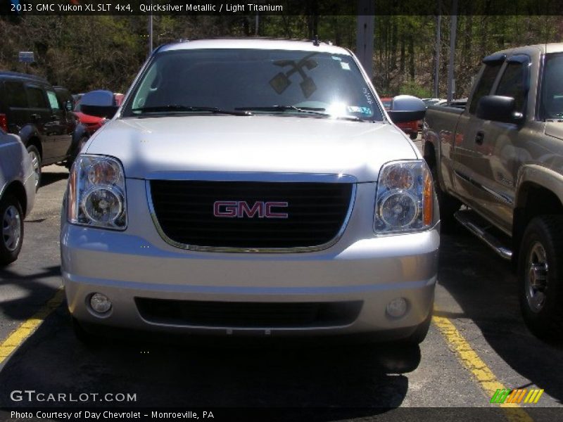 Quicksilver Metallic / Light Titanium 2013 GMC Yukon XL SLT 4x4