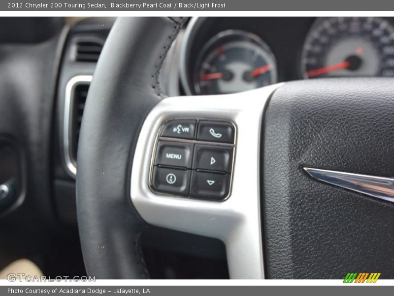 Blackberry Pearl Coat / Black/Light Frost 2012 Chrysler 200 Touring Sedan