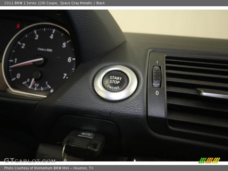 Space Gray Metallic / Black 2011 BMW 1 Series 128i Coupe