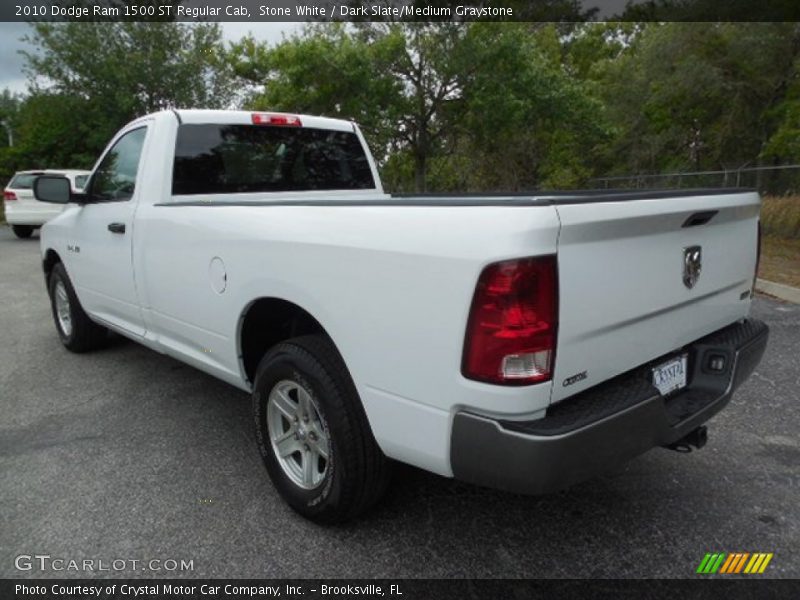 Stone White / Dark Slate/Medium Graystone 2010 Dodge Ram 1500 ST Regular Cab