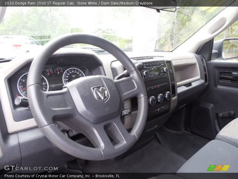 Stone White / Dark Slate/Medium Graystone 2010 Dodge Ram 1500 ST Regular Cab