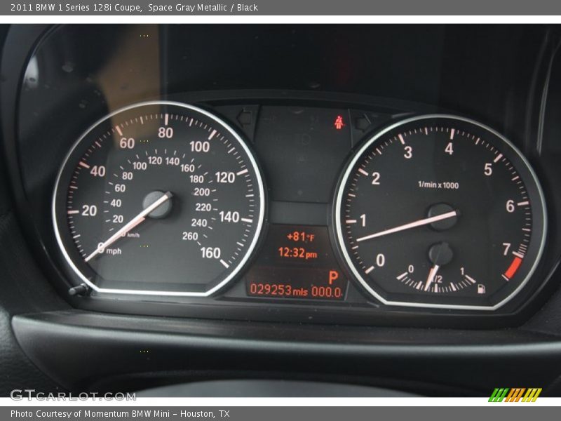  2011 1 Series 128i Coupe 128i Coupe Gauges