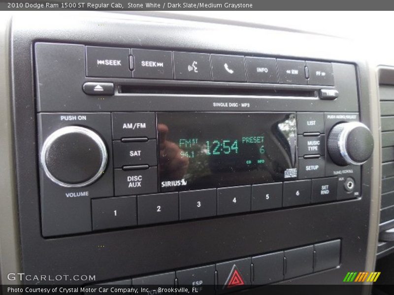 Stone White / Dark Slate/Medium Graystone 2010 Dodge Ram 1500 ST Regular Cab