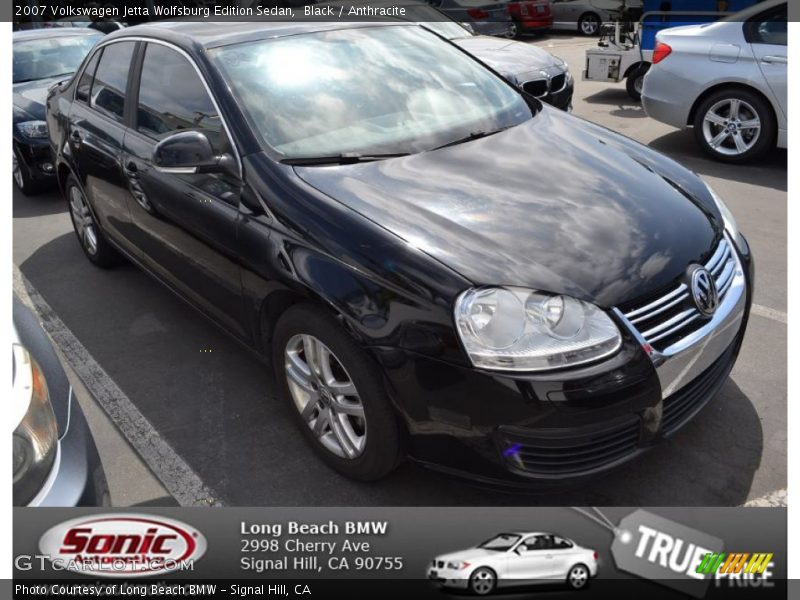 Black / Anthracite 2007 Volkswagen Jetta Wolfsburg Edition Sedan