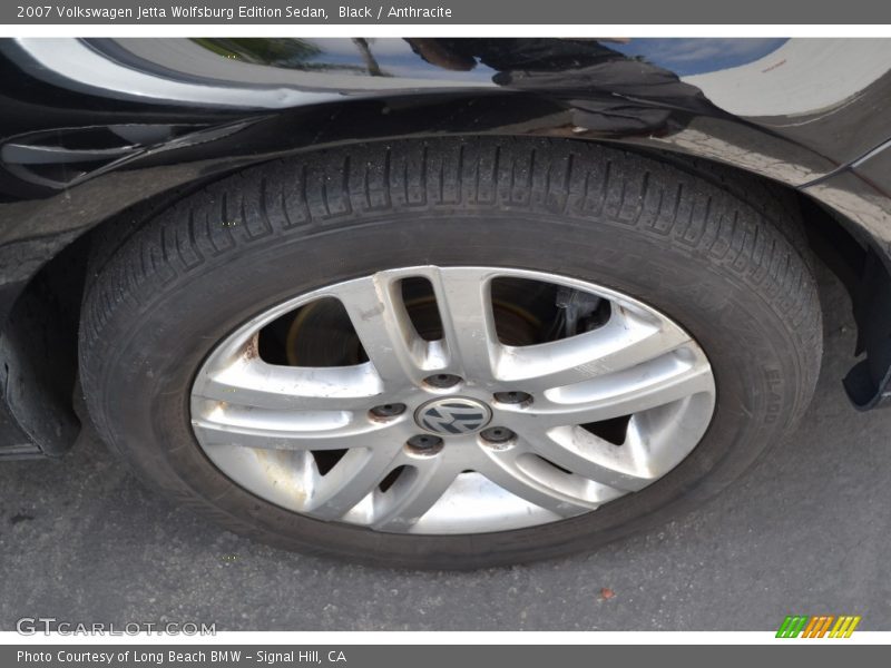 Black / Anthracite 2007 Volkswagen Jetta Wolfsburg Edition Sedan