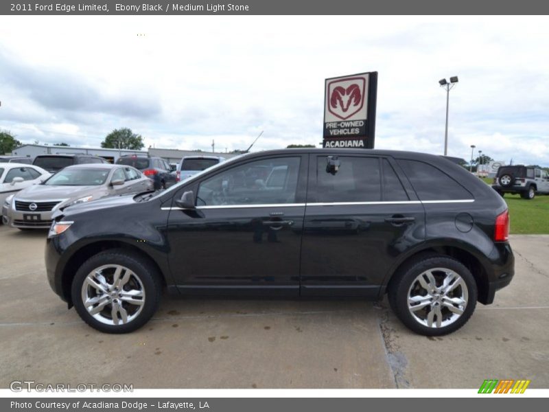 Ebony Black / Medium Light Stone 2011 Ford Edge Limited