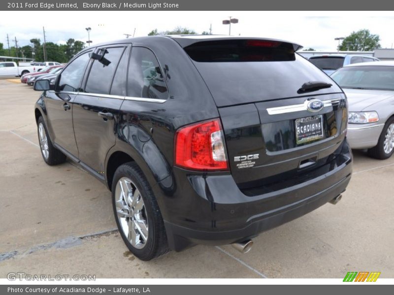 Ebony Black / Medium Light Stone 2011 Ford Edge Limited